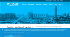 Desktop Screenshot of impactcoatings.com